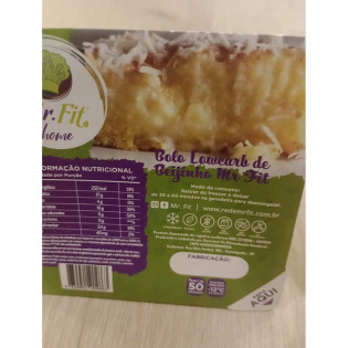 Bolo Low Carb beijinho 50g / 163 kcal